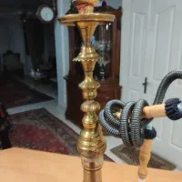 قلیان برنزی باقدمت سی وپنج ساله وسنگین