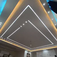 سقف کاذب کناف ،سقف کشسان ،ماربل شیت، لاین نوری