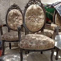 مبل استیل سلطنتی ۹ نفره و دو عسلی و میز وسط|مبلمان خانگی و میز عسلی|تهران, سبلان (لشگر)|دیوار