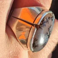 انگشتر عتیقه نقره ((نیست در جهان))عتیقه شجر قائنات