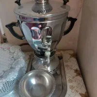 سماور گازی قدیمی با نیم قرن قدمت