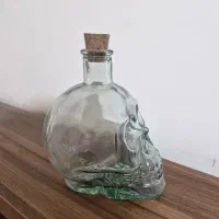 بطری شیشه ایی (طرح اسکلت)|ظروف نگهدارنده، پلاستیکی، یک‌بارمصرف|شیراز, وصال|دیوار