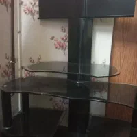 میز تلویزیون شیشه ای