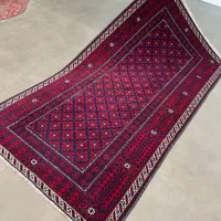 فرش دستباف راهرویی بلوچ ریز باف ۴ متری