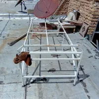 تخت خواب آهنی همراه با تخته