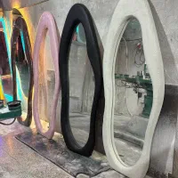 آینه بگلایت قاب پاپیه ماشه
