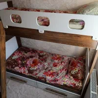 فروش تخت دوطبقه چوبی