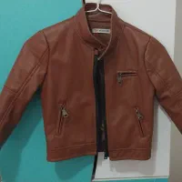 کاپشن چرم بچه گانه