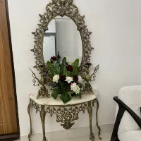 ایینه شمعدان برنجی