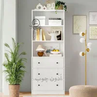 کتابخانه کشو دار مدل سودابه|کتابخانه، شلف، قفسه‌های دیواری|تبریز, |دیوار