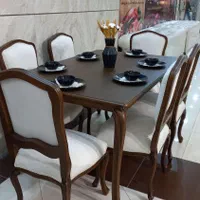 مبل کوئین ۸ نفره همراه با ناهار خوری|مبلمان خانگی و میز عسلی|شیراز, فخرآباد (دروازه کازرون)|دیوار