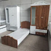 سرویس خواب سیسمونی کودک کمد سه درب تخت نوجوان