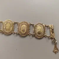 دستبند الیزابت قدیمی طلا|جواهرات|خرم‌آباد, |دیوار