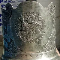 منقل قدیمی ،ساعت،دکوری نقره ،قلم کاری ،ساعت سکو5