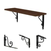 ۳ عدد شلف چوبی