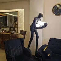 مجسمه آباژور فایبرگلاس کنارسالنی مانکن مدرن|چراغ خواب و آباژور|تهران, خاوران|دیوار