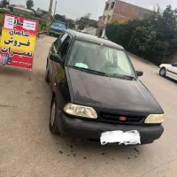 پراید مشکی مدل ۸۴ دور رنگ
