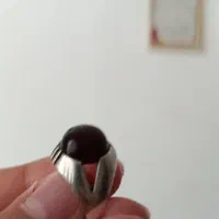 انگشتر عقیق یمنی کهنه رکاب مرحوم حاج ممی سعادت