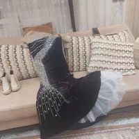 پیراهن مخمل سنگ دوزی ترک و کفش|لباس|رشت, نظری|دیوار