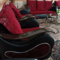 مبل ۷ نفره کلاسیک همراه میز وسط و ۳ تاعسلی|مبلمان خانگی و میز عسلی|اهواز, منبع اب|دیوار