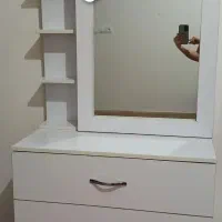 تخت خواب دونفره ومیزارایشی|تخت و سرویس خواب|لامرد, |دیوار