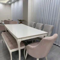 میز نهارخوری ۸ نفره|میز و صندلی غذاخوری|تهران, جوانمردان (اندیشه)|دیوار