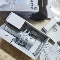 میکروفون hyper x quadcast 2 کاملا نو microphone