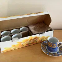 سرویس قهوه‌خوری ۶ نفره نو با جعبه