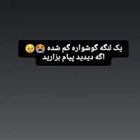 یه لنگه گوشوار گمشده