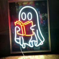 تابلو گیمینگ نئونی طرح وکتور روح