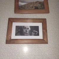 قاب عکس چوبی