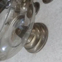 ظرف و شمعدان شامپاینی برنزی و شکلات خوری گوزن.|ظروف سرو و پذیرایی|صدرا-فارس, فاز ۱|دیوار