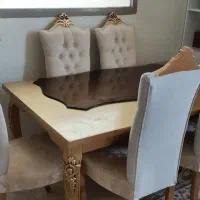 میز نهار خوری ۶ نفره|میز و صندلی غذاخوری|شاهین‌شهر, مخابرات (شهید بهشتی)|دیوار