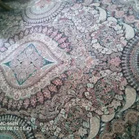 دوعدد فرش ۷۰۰شانه زمینه سرمه ای کم استفاده شده|فرش|رشت, حمیدیان|دیوار