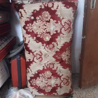 دوعدد پشتی مخمل پنبه ایی سالم
