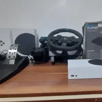 ایکس باکس سریS با فرمون،پدال،دنده فوق سالم