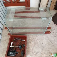 اکواریوم نو  بزرگ شیشه خمیده