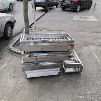 منقل گازی 35در90 کباب پز هود