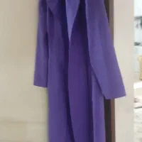 مانتو پاییزه بنفش بلند کت مجلسی سفید سایز|لباس|پیشوا, |دیوار