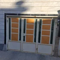 ۶لنگه درب حیاط و پارکینگ سالم بدون چهارچوب|مصالح و تجهیزات ساختمان|بروجرد, |دیوار