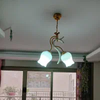 لوستر دو شعله مدل لاله