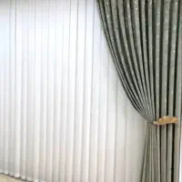 پرده جنس حریر لئو شیک وزیبا