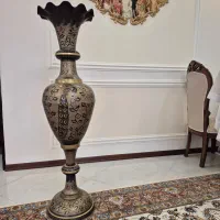 گلدان برنجی..سماور..