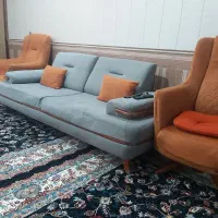 مبل تخت شو ۸ نفره|مبلمان خانگی و میز عسلی|آباده, |دیوار