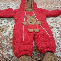 سرهمی نوزادی قرمز رنگ و تو کرکی