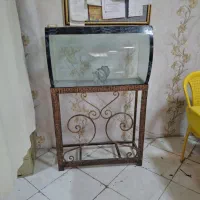 آکواریوم بزرگ با همه تجهیزات وفرفورژه