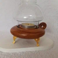 چراغ گردسوز و اکسسوری دکوری های طرح چوب سنگ مصنوعی