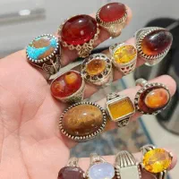 انگشتر نقره جواهراتی گرمی 140