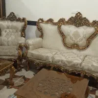 مبل سلطنتی 9نفره|مبلمان خانگی و میز عسلی|قصرشیرین, |دیوار