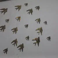 ۲۱ عدد پرستو دیوار کوب برنز|صنایع دستی و سایر لوازم تزئینی|قم, زند آباد|دیوار